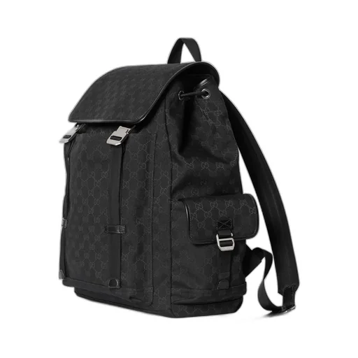 Gg Canvas Large Backpack
