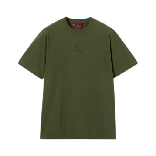 Cotton Jersey T-Shirt With Embroidery