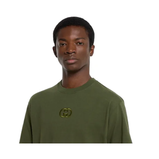 Cotton Jersey T-Shirt With Embroidery