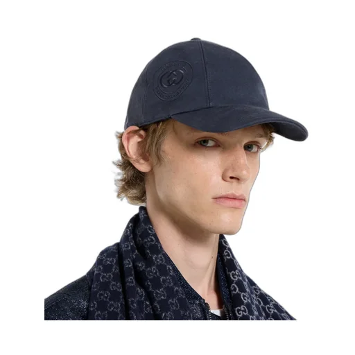 Fabric Baseball Hat With Embroidery