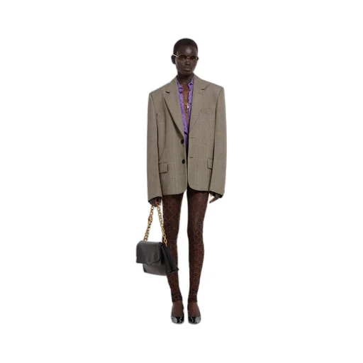 Prince Of Wales Wool Jacket