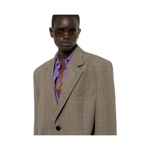 Prince Of Wales Wool Jacket