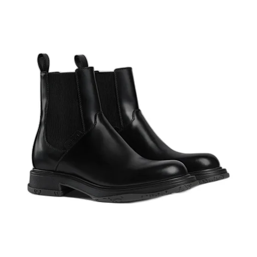 Ankle Boot With Tonal Logo