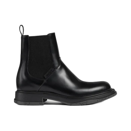 Ankle Boot With Tonal Logo