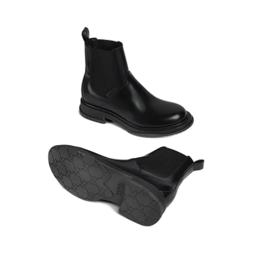 Ankle Boot With Tonal Logo