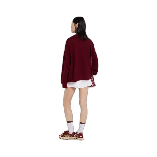 Cotton Jersey Sweatshirt With Embroidery