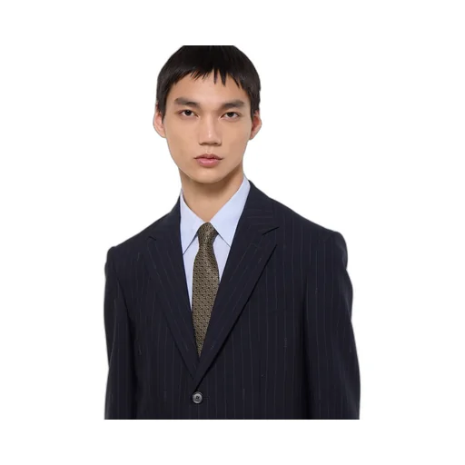 Horsebit Silk Jacquard Tie