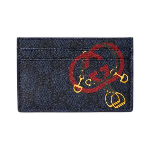 Gg Card Case With Print