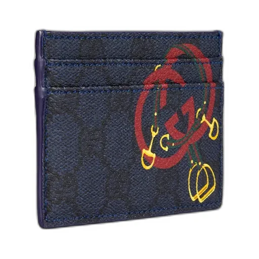 Gg Card Case With Print