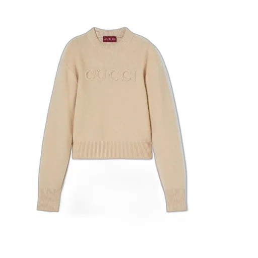 Wool Cashmere Jumper With Embroidery