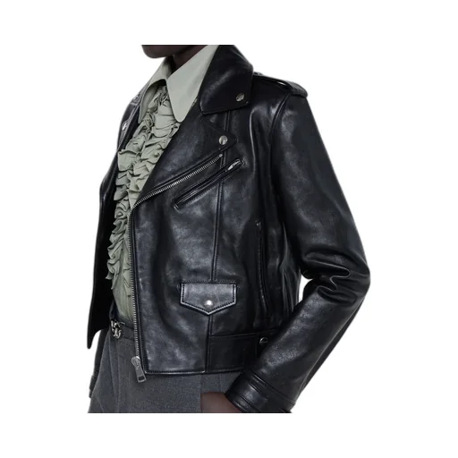 Soft Shiny Leather Jacket