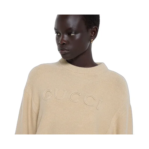 Wool Cashmere Jumper With Embroidery