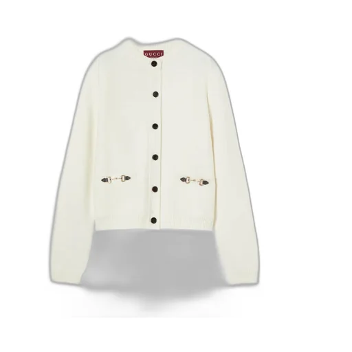 Wool Cashmere Cardigan With Horsebit