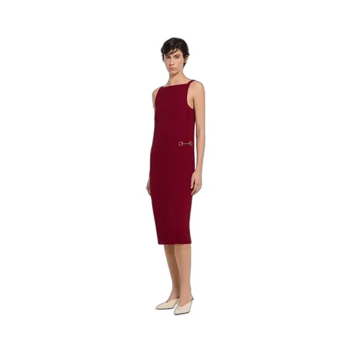 Sablé Dress With Horsebit Detail