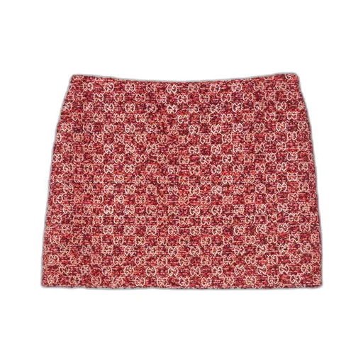 Gg Tweed Skirt
