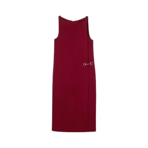 Sablé Dress With Horsebit Detail