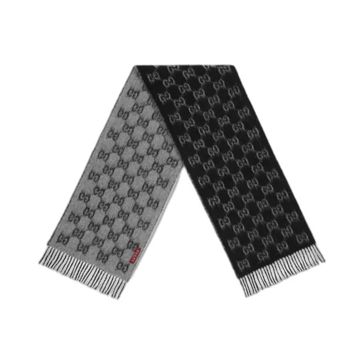 Gg Alpaca Wool Scarf