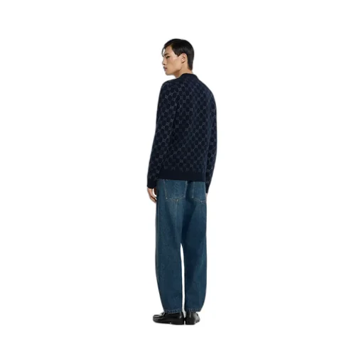 Gg Double Wool Knit Jumper