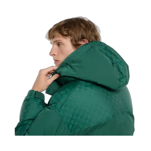 Technical Nylon Twill Padded Jacket