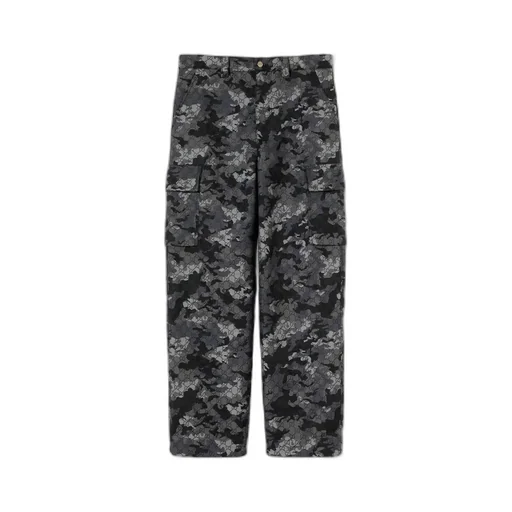 Gg Marbled Cotton Jacquard Trousers