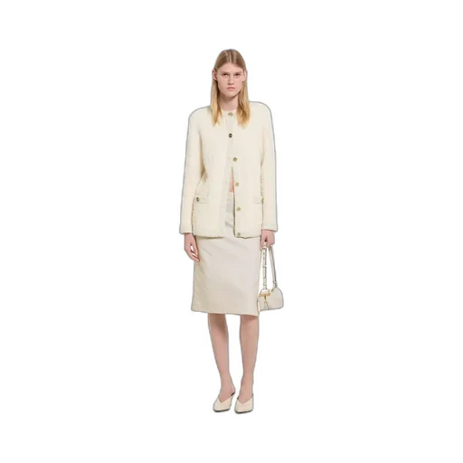Wool Lamé Bouclé Cardigan