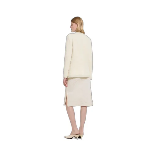 Wool Lamé Bouclé Cardigan