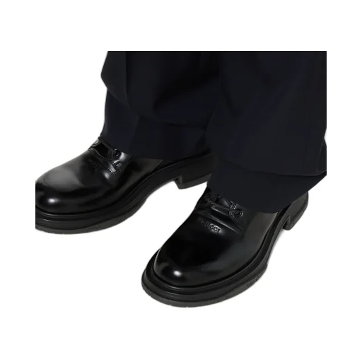 Lace-Up Boot With Tonal Logo