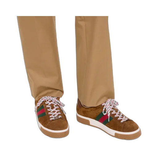 Gucci Ace Trainers With Web