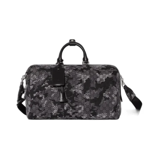 Gg Canvas Large Duffle Bag