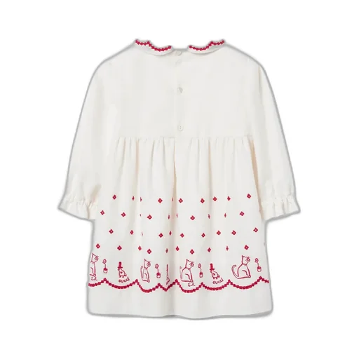 Baby Cotton Wool Blend Dress