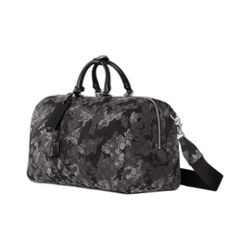 Gg Canvas Large Duffle Bag