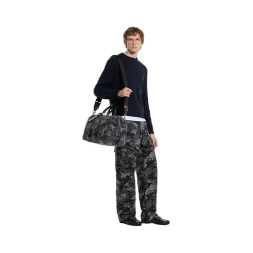 Gg Canvas Large Duffle Bag