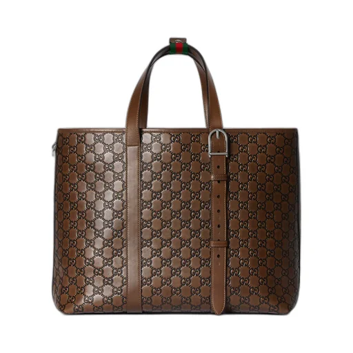 Gg Emblem Large Tote Bag