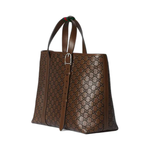 Gg Emblem Large Tote Bag