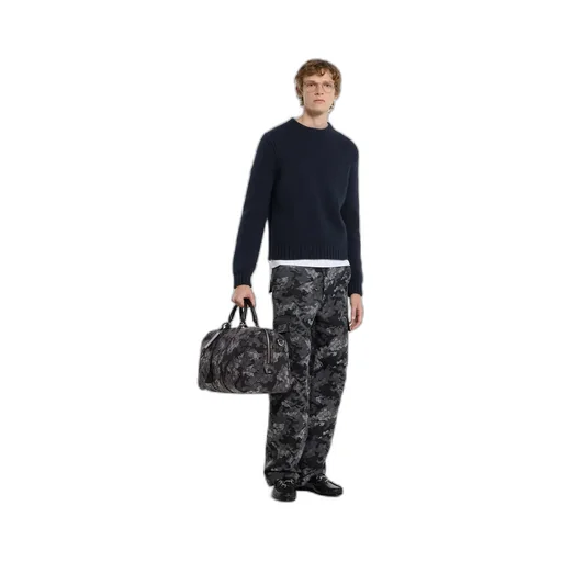 Gg Canvas Large Duffle Bag
