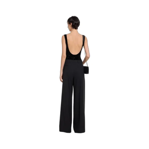 Chenille Bodysuit With Gg Crystals