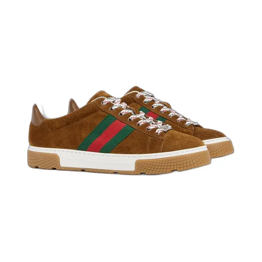 Gucci Ace Trainers With Web