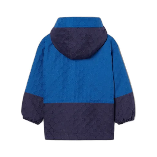 Children's Gg Cotton Ripstop Coat