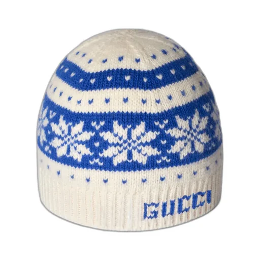 Children's Wool Hat With Gucci Logo