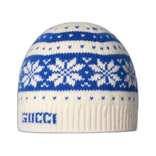 Children's Wool Hat With Gucci Logo
