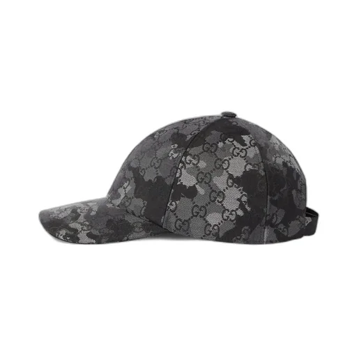 Gg Marbled Canvas Baseball Hat