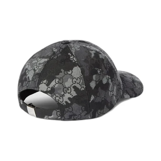 Gg Marbled Canvas Baseball Hat
