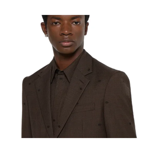 Gg Houndstooth Wool Jacquard Jacket