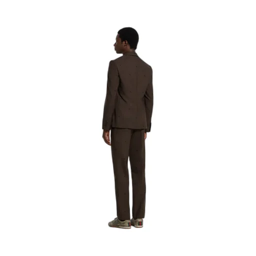 Gg Houndstooth Wool Jacquard Jacket