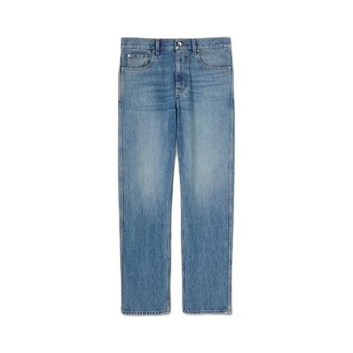 Slim Fit Cotton Denim Trousers