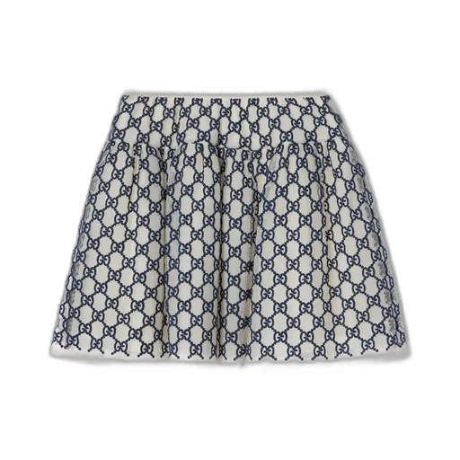Children's Embroidered Gg Nylon Skirt