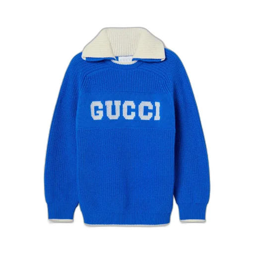 Children's Wool Polo Jumper