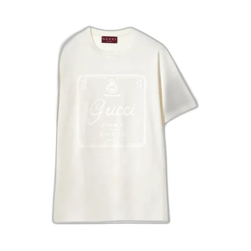 Soft Cotton Jersey T-Shirt With Print