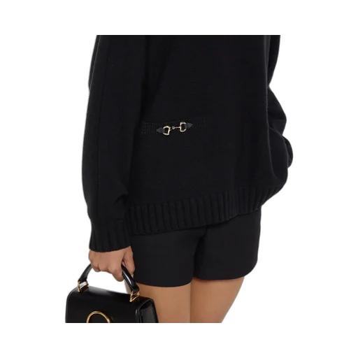 Wool Cashmere Jumper With Horsebit