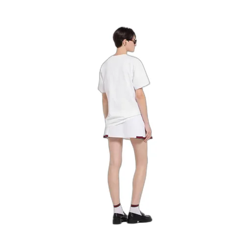 Cotton Jersey T-Shirt With Print